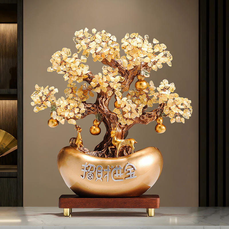 Money Tree, Fortune Tree, Ingot, Wealth-Attracting Ornament, Office Front Desk, Entrance, Wine Cabinet Decoration, Housewarming and Opening Gift Money Tree, Fortune Tree, Ingot, Wealth-Attracting Ornament, Office Front Desk, Entrance, Wine Cabinet Decoration, Housewarming and Opening Gift