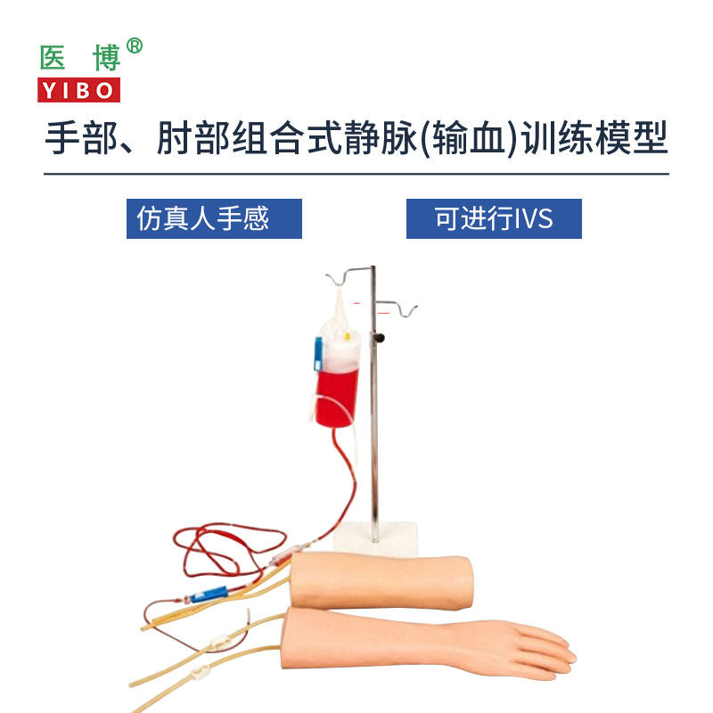 医博BIX-HS18高级手部、肘部组合式静脉输液（血）训练模型静脉穿刺注射练习手臂模型人体护理模型