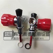 High pressure explosion-proof gas cylinder valve bottle head valve 6 8l carbon fiber gas cylinder bottle head valve with watch air respirator
