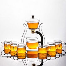 Palace Lanterns Sloth glass tea set for home Gongfu tea cup office Guest Half Fully Automatic Web Red Tea Maker