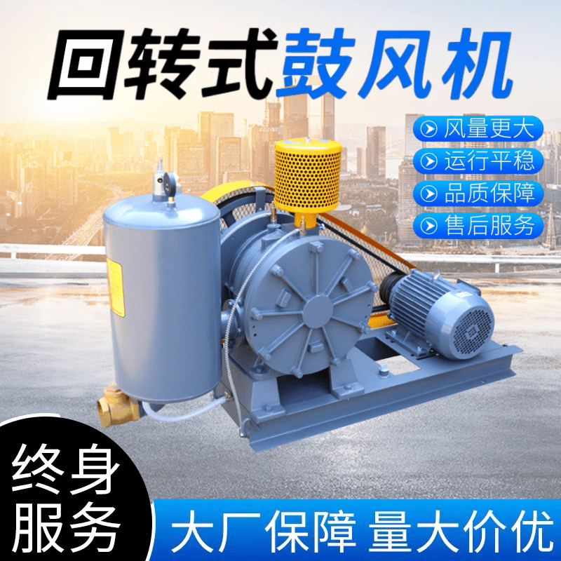 Liheng Hc Low-Noise Rotary Blower Sewage Treatment Aeration All-Copper Motor Industrial Water Treatment Aerator