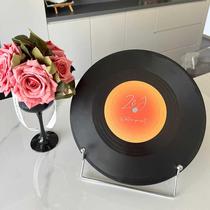 Simulated vinyl record storage rack CD disc holder NetEase Cloud diy customized decorative gift ornaments display