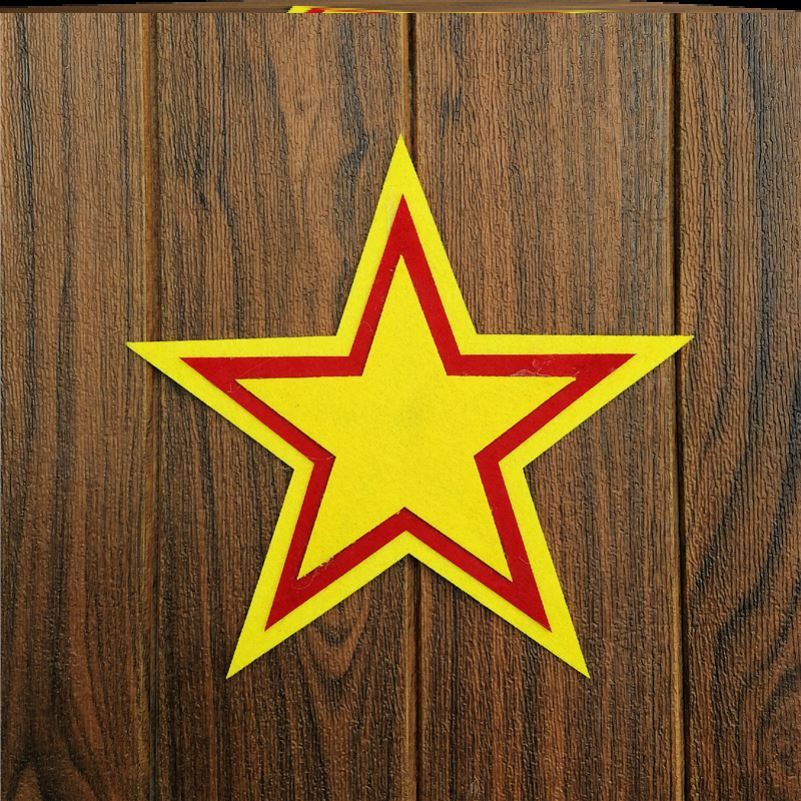 Red Song Dance Pentagram Performance Props Games Hands to Flash Big Chorus Kindergarten Children Show Props