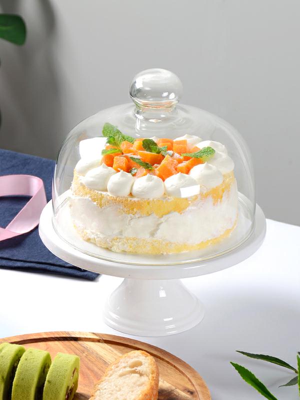 Ceramic cake plate wedding birthday dessert plate high tray was dessert snacks frame machine baking a cake