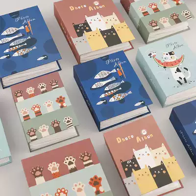 5-inch 6-inch 7-inch photo-inserted Family Memorial Book 200 protective shellfish photo couple album small and thin