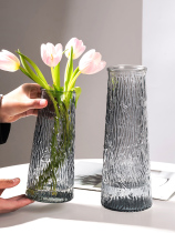 Tulip Special Vase Glass Raising Green Planting Flowers Flower Arrangement Living Room Home High-end Delicate Hydropony Ware Creative