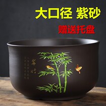 Flower pot 2021 new Chinese style Jasmine special Junko Lan high-end coarse sand purple sand ink Lanyu butterfly Lango