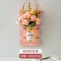 Bedroom pendant wall decoration wall hostel scene lobby decoration soft bag milk tea cash register tea snack 3d