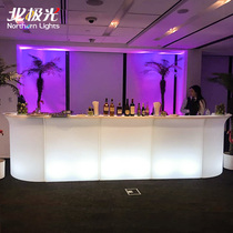 LED luminous large bar bar KTV nightclub club combination scattered outdoor entertainment activities waterproof reception desk