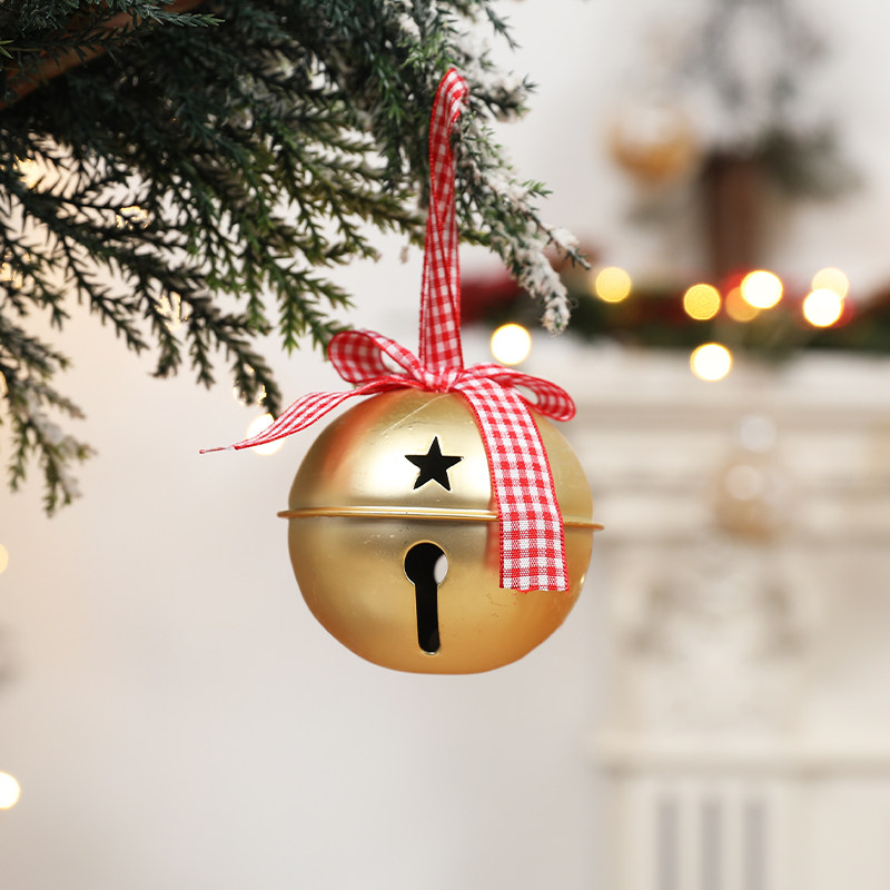 Christmas decoration items, colorful bells, Christmas tree DIY accessories, pendants, five-pointed star doll pendants, gifts pic 4