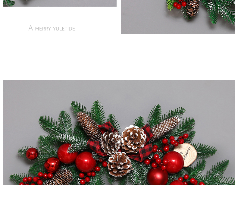 Decorative Ornaments Garland Rattan Circle Tree Door Wall Hanging Mall Hotel Lobby Glowing Scene Arrangement_voghion.com