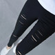 ໂສ້ງຂາຍາວສຳລັບຜູ້ຍິງໃສ່ນອກຂອງຜູ້ຍິງ 2024 ພາກຮຽນ spring ແລະດູໃບໄມ້ລົ່ນ ໂສ້ງ magic ບາງໆ summer versatile black pencil pants