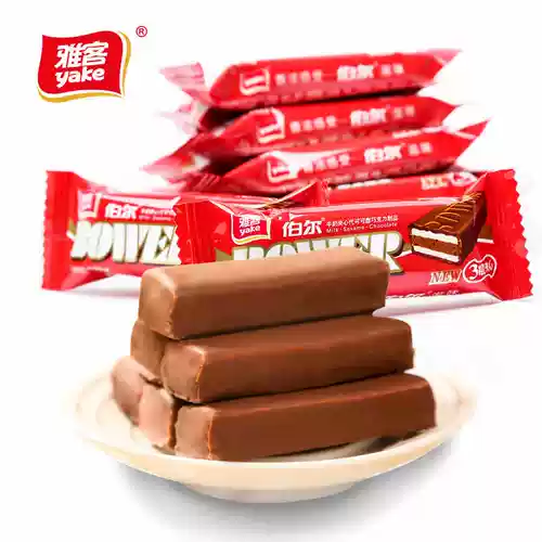 雅客 Bel Milk Sandwich Chocolate Sugar 500G Свадебные знаменитости конфеты.