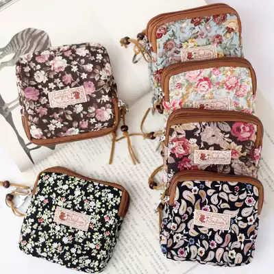 Fabric small bag coin purse female small portable old man grandma lightweight mini portable coin coin purse small wallet