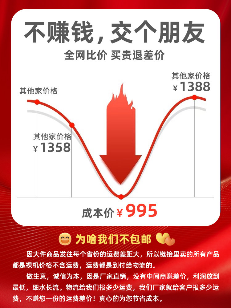 Display Cabinet, Refrigerated Cabinet, Commercial Trendy Beer Supermarket Beverage Air-Cooled Water Cabinet, Freezer, Three-Door Bar Refrigerator