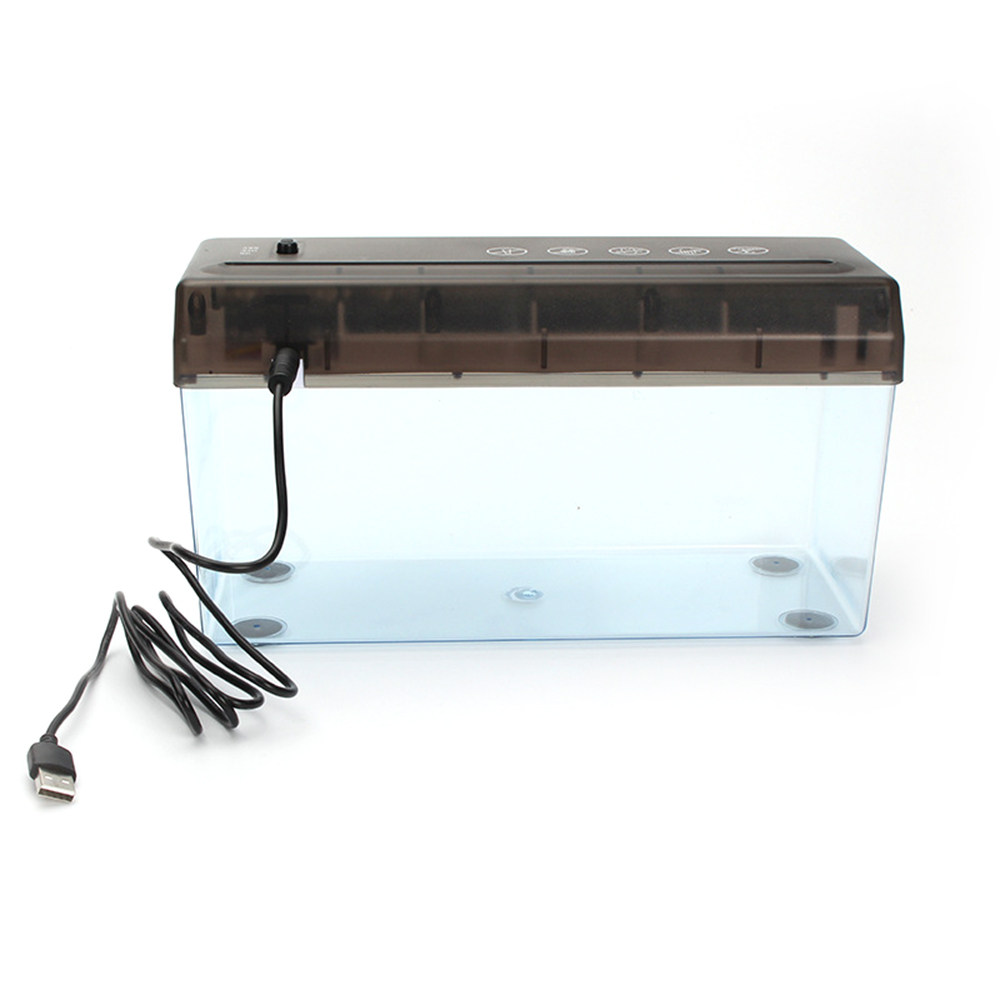 A4 Paper Shredder Paper Cutter USB Electric Dual Purpose Shredder Desktop Mini Financial Notes A4 Paper Cutter