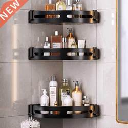 Wall-mounted Bathroom Shelf Punch-Free Corner Shelves