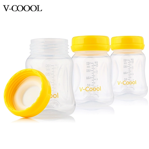 Бутылка для хранения молока VCoool из полипропилена с широким отверстием новый беременность на младенца бутылочки стандартный Квазикалиберная бутылочка для хранения грудного молока Бутылочка для хранения грудного молока