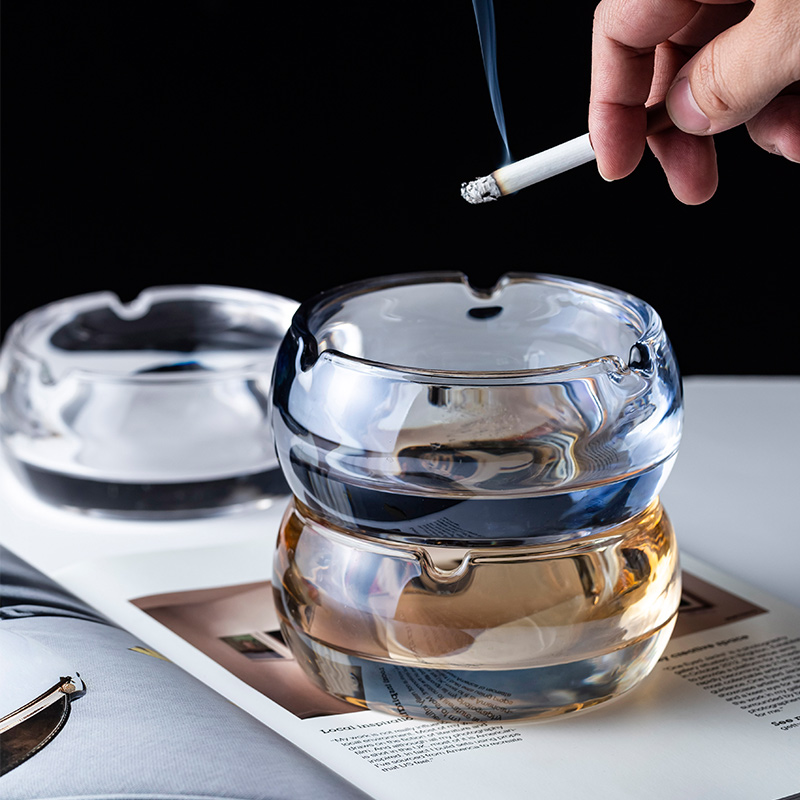 Cigarette Ash Trays Creativity Personality Trend Home Living Room Anti-Fly Ash Eurostyle Luxury office Atmosphere Brief