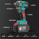 600N brushless electric wrench large torque sleeve full set of rack charging electric wind cannon on the back can be tapped