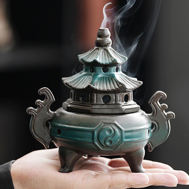銅器 太上老君錬丹炉 三足鼎 供養塔薫炉 銅器 太上老君錬丹炉 三足鼎 供養塔薫炉 香道具 装飾品 工芸品