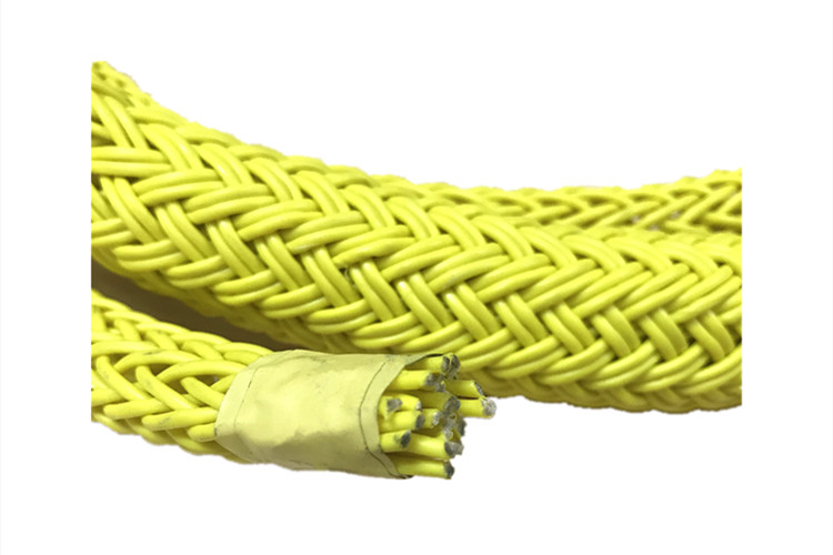 Веревка/Rope 凯夫拉承重网承重2吨耐海水腐蚀rov缆索吊绳缆水密缆零浮力kevra Lanhe