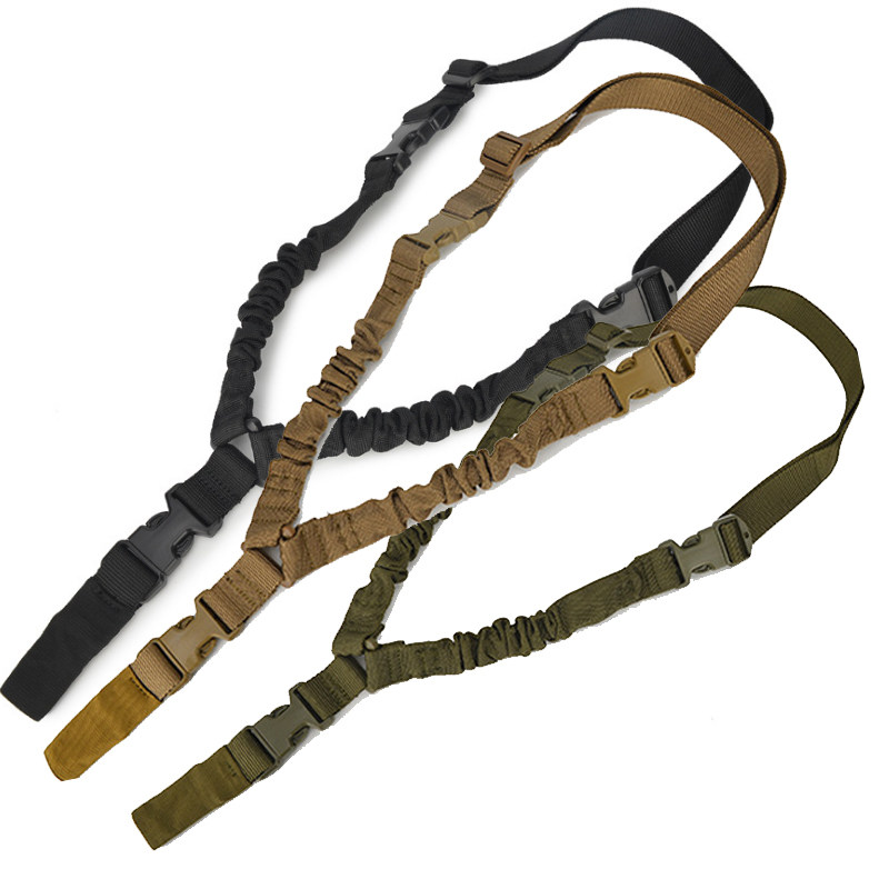 Military Fans Outdoor Cs Water Absorption Bullet Gun BABY BAG SINGLE POINT GUN WITH AMERICAN UNIVERSAL NYLON TACTICAL QUICK DETACHED SHOULDER STRAP TELESCOPIC GUN ROPE