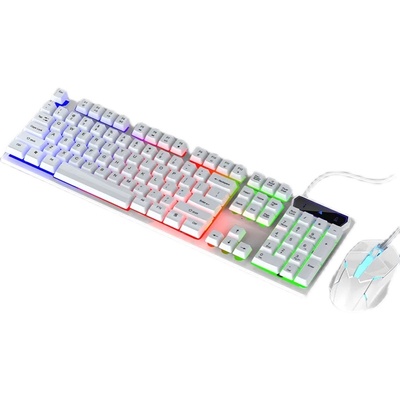 SK500键盘鼠标套装电竞发光机械手感游戏台式笔记本USB键盘