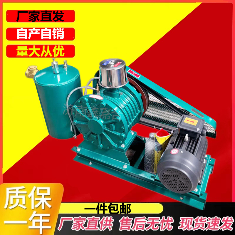 Supply of In-Stock Shandong Fans for Sewage Treatment, Aeration, Oxygenation, Rotary Slide-Type Low-Noise Rotary Blower