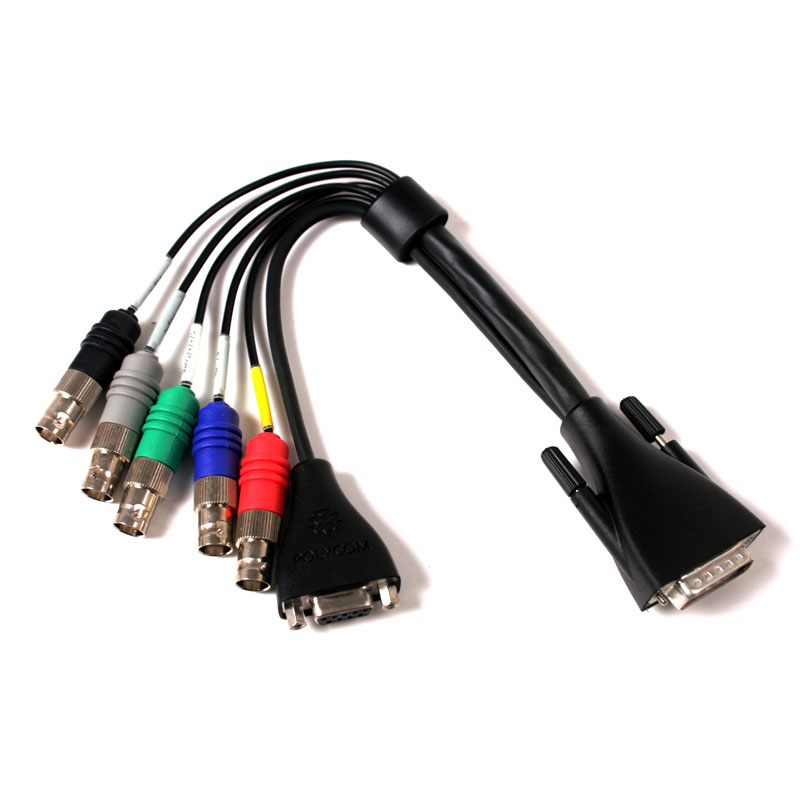 Baolitong original Polycom HDCI to 5BNC DB9 high quality photography head conversion line small braids