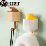 Donary Creative Cartoon Вытянутая прогрессивная кошачья крюк для девушки, милая сета, красная стена, подвесная крючок крючок