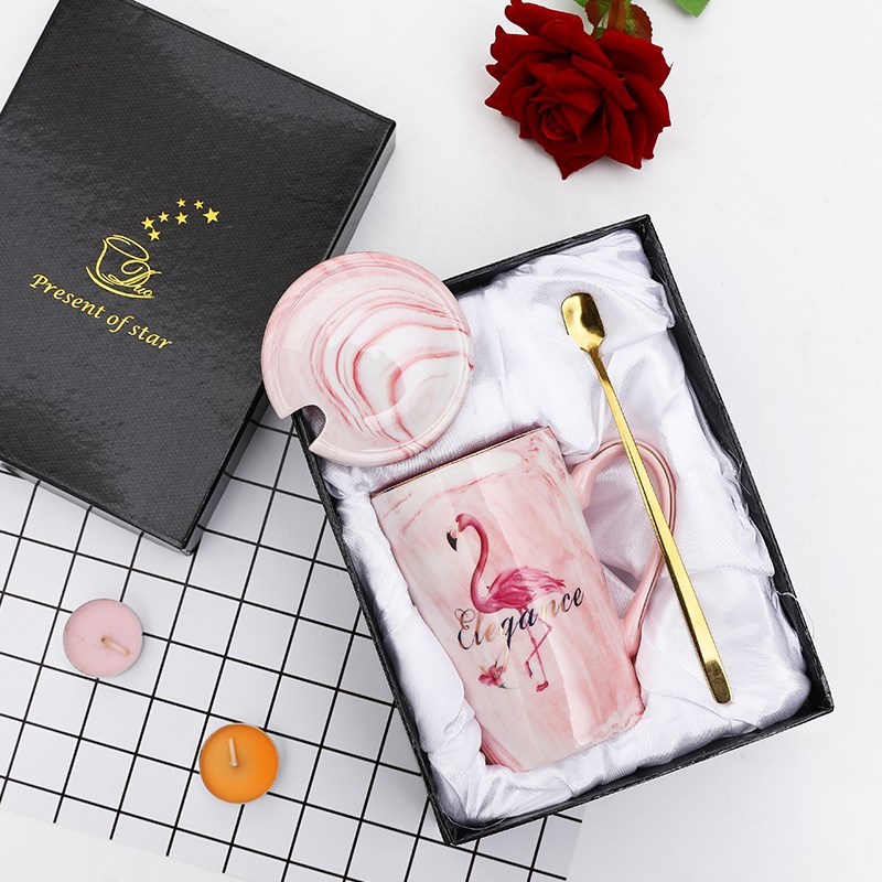 Wedding gift send the picking box gift box ins wind cup suit for ceramic mugs male gift box