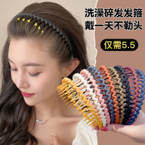 Hair Pressing Hair Hoop Womens Face Wash Special Headband Womens Hair Bundle Hairpin Internet Celebrity 2024 New Headwear Head Cave 2024