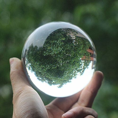 Glass ball large transparent crystal ball glass ball furniture photography props magic acrobatic acting creative