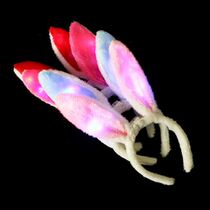 Christmas headdress glowing hoops dressed up with angle lamp party new deer angle night market ball lamp feather magic bar