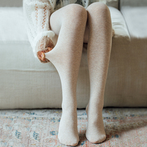 Day Ensemble Underpants Lady Autumn winter Outer wear plus thin suede Spring and autumn cotton with thick morning cotton even pantyhose thickened stockings