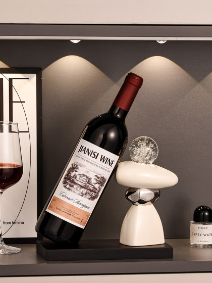 时至运来红酒架摆件轻奢高档客厅酒柜电视柜高端大气餐边柜装饰品