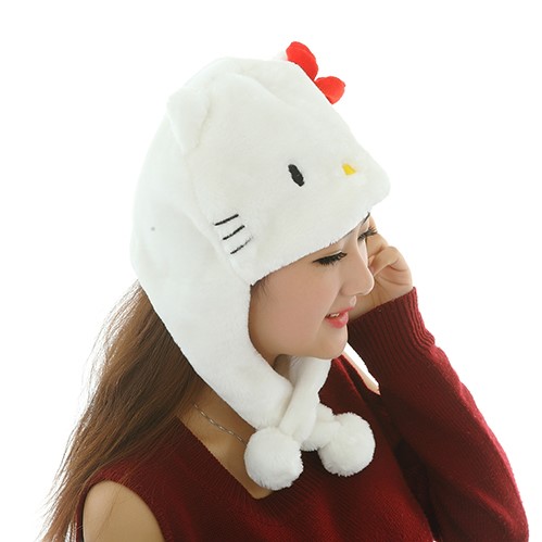 Children Unisex Unisex Cute Animal Eaveless Beanie Hat display picture 26