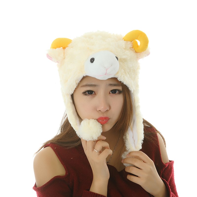 Children Unisex Unisex Cute Animal Eaveless Beanie Hat display picture 3