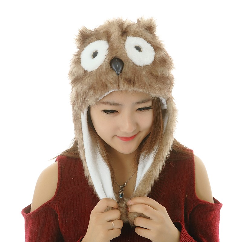 Children Unisex Unisex Cute Animal Eaveless Beanie Hat display picture 8