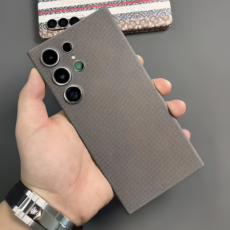 Suitable for Samsung S25 Ultra Full Coverage Back Film, S25+ Plain Leather Protective Film, New S26 Ultra Diamond Pattern Edge Back Film, S26 Frame Film, Anti-Drop S24U Back Cover Sticker, 3m Protective Film S23
