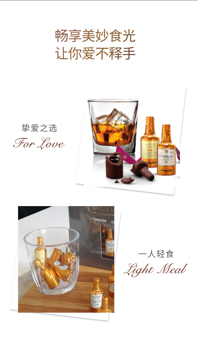 丹麦进口 爱顿博格 苏格兰威士忌 酒心巧克力 10支155g 图4