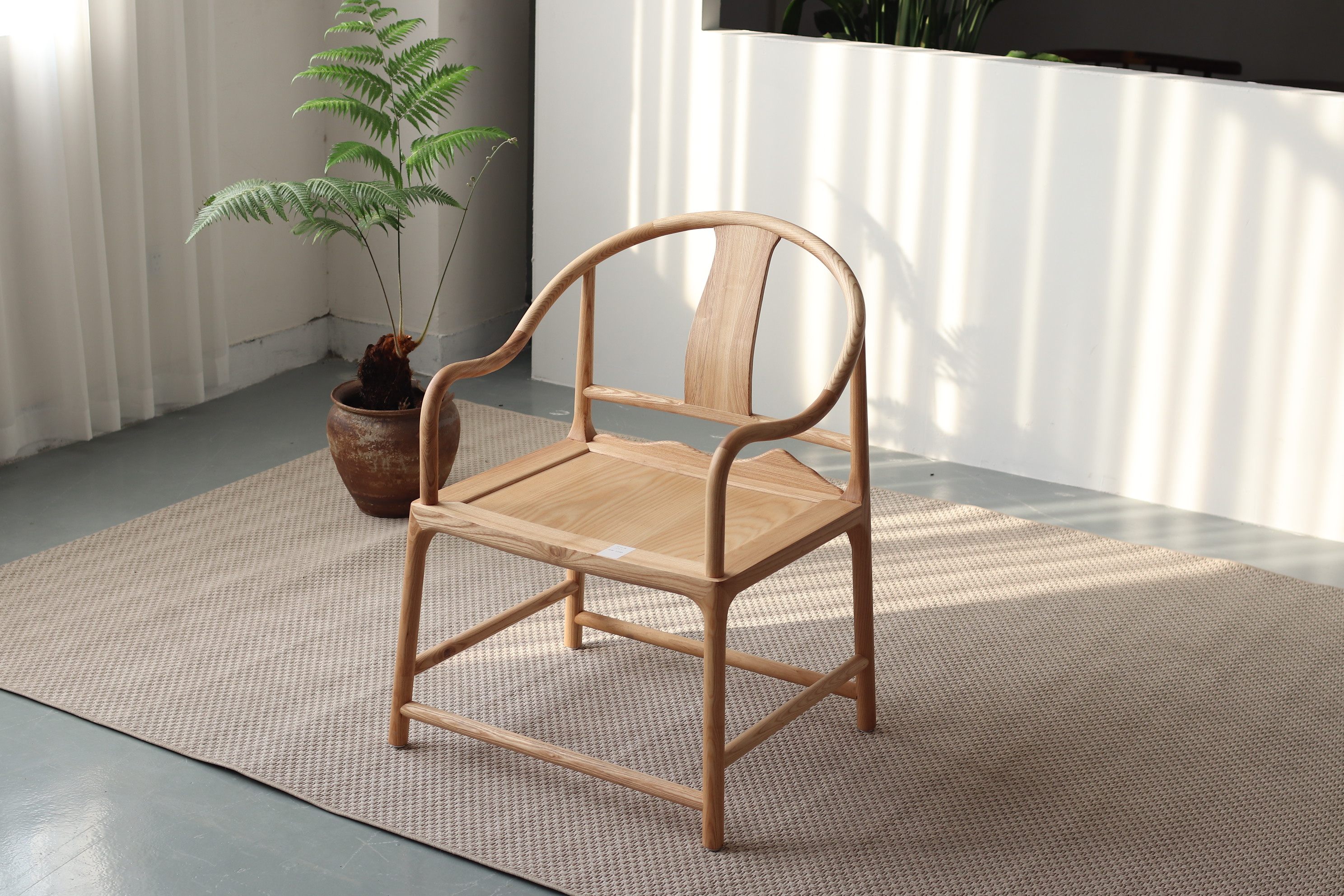 Solid Wood Modern Walnut Wood River Mountain Chair Chair New Chinese Chair Red Wood Furniture Half Idle