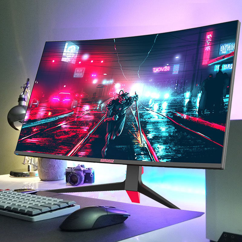 27-inch curved surface 144HZ LCD 2K high-definition electric race eating chicken PS4 gaming computer 32 large screen 24