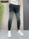 Summer ບາງ trendy Korean style slim-fit gradient high street Internet celebrity ins small-leg pants fashionable men's youth casual pants