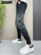 Summer ບາງ trendy Korean style slim-fit gradient high street Internet celebrity ins small-leg pants fashionable men's youth casual pants