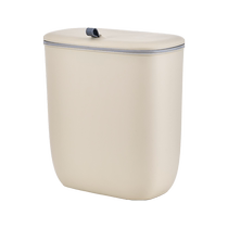 Japanese kitchen trash can bathroom household covered wall-mounted cabinet door hanging punch-free toilet trash can