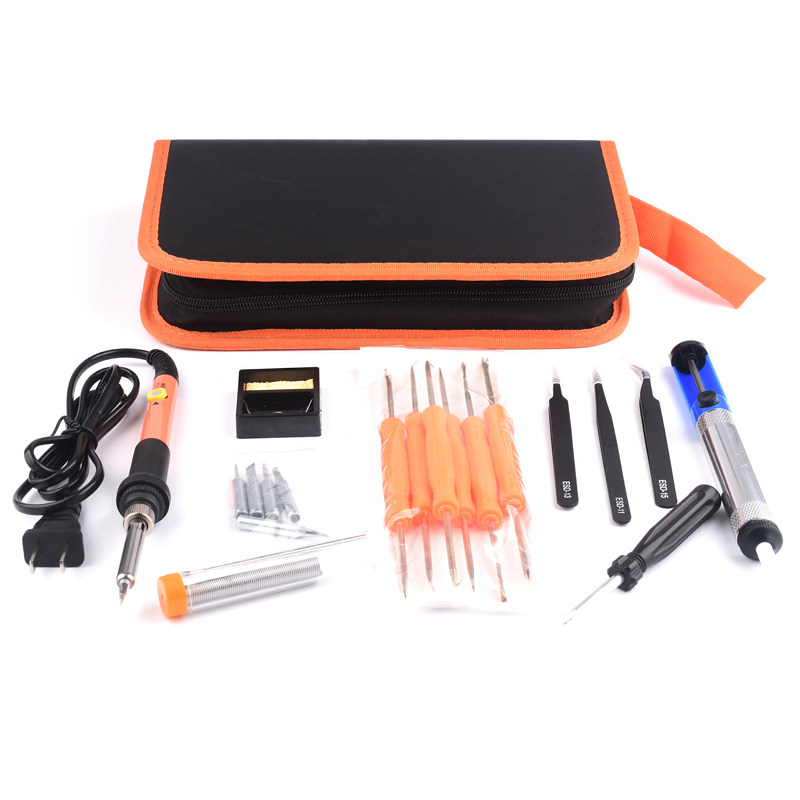 80W Digital Display Lvd Display Soldering Iron for Home Welding 60W Adjustable Temperature Industrial Welding Pen Repair Tool Set