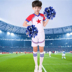 trang phục biểu diễn cho trẻ em cheerleaders học sinh tiểu học Games khai mạc buổi lễ khiêu vũ mẫu giáo của nam giới và phù hợp với phụ nữ cổ vũ 