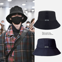 Fisherman hat Mens Japanese big head circumference summer sunscreen hat Visor hat Womens summer thin tide brand large cornice sun hat large size